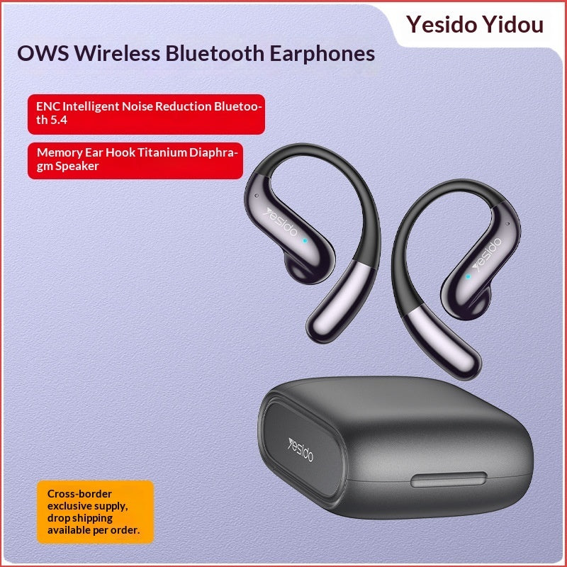 Over-Ear Wireless Bluetooth Headphones with noise-reducing design, Bluetooth connectivity, and rechargeable battery