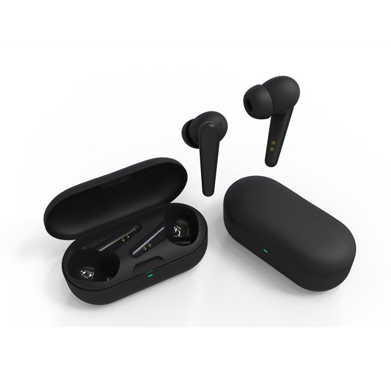 ANC Active Noise Reduction Headphones with Bluetooth connectivity, over-ear design, and built-in microphone