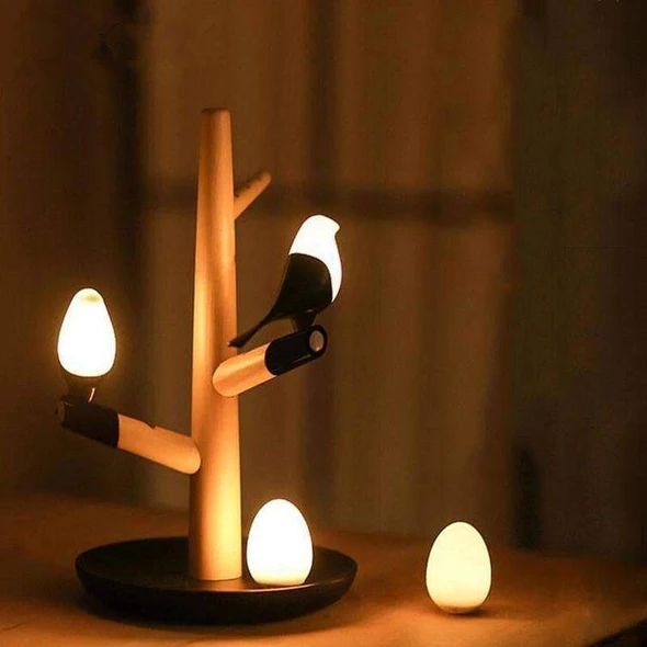 LED Motion Sensor Night Light with Lucky Bird design and intelligent automatic motion detection