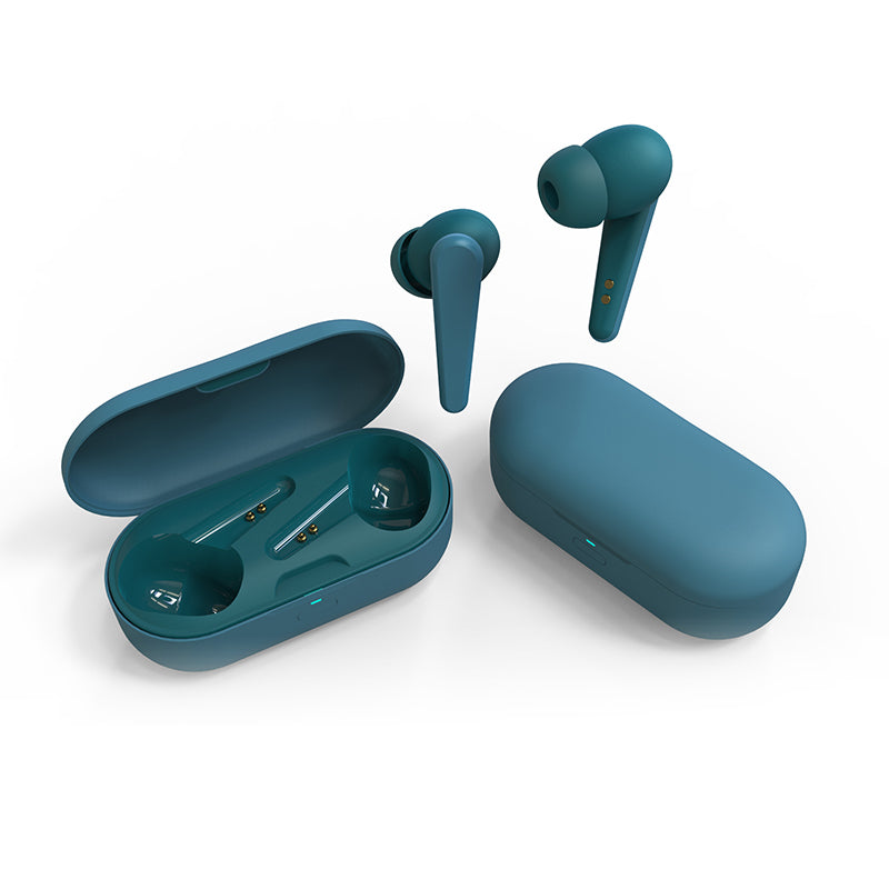 ANC Active Noise Reduction Headphones with Bluetooth connectivity, over-ear design, and built-in microphone