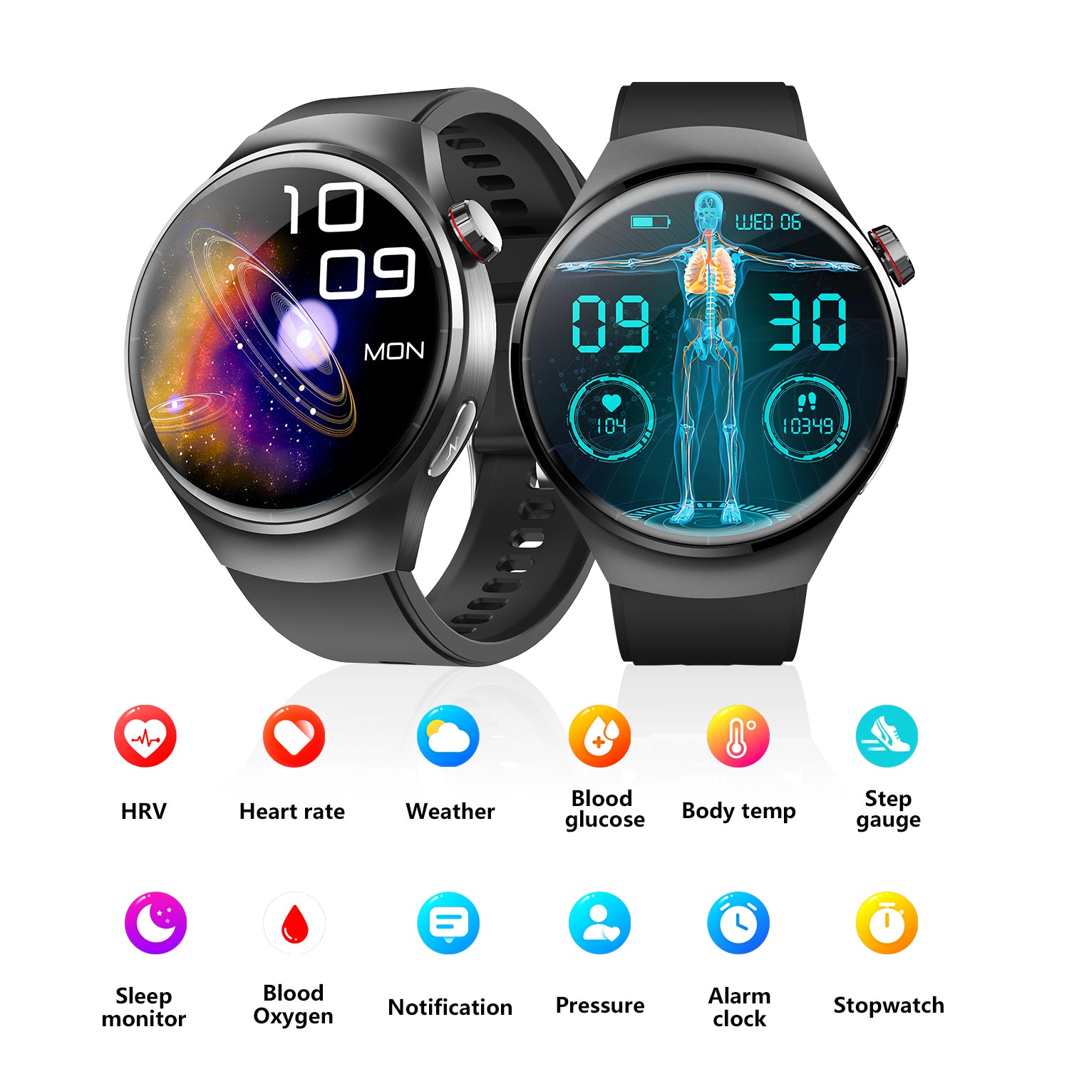 Fashion Smart Watch with Bluetooth calling, IPS display, heart rate monitoring, and IP67 waterproof design