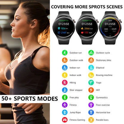 Fashion Smart Watch with Bluetooth calling, IPS display, heart rate monitoring, and IP67 waterproof design