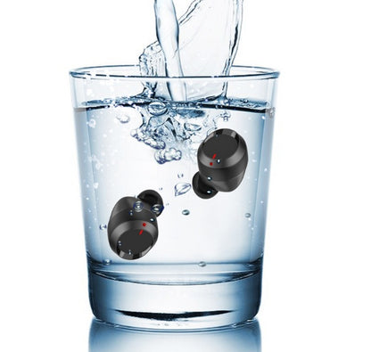 T11 Wireless Bluetooth Earbuds with Bluetooth 5.0, charging case, touch controls, and built-in microphone