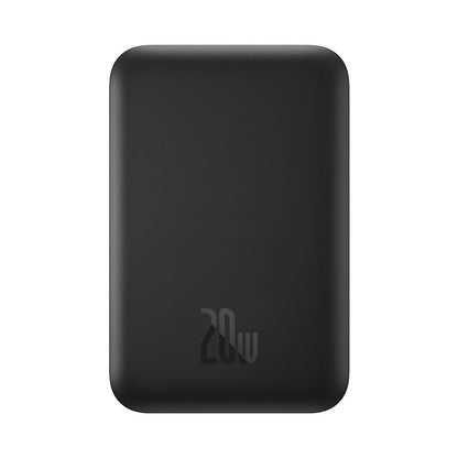 Magnetic Wireless Power Bank with up to 20W fast charging and magnetic wireless charging for compatible smartphones