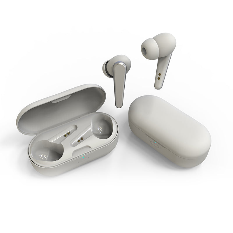 ANC Active Noise Reduction Headphones with Bluetooth connectivity, over-ear design, and built-in microphone