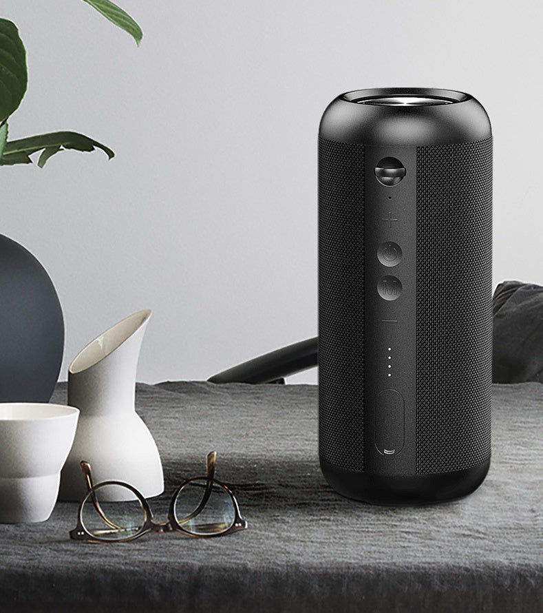 Waterproof Bluetooth Speaker with portable wireless audio, rechargeable battery, and water-resistant design
