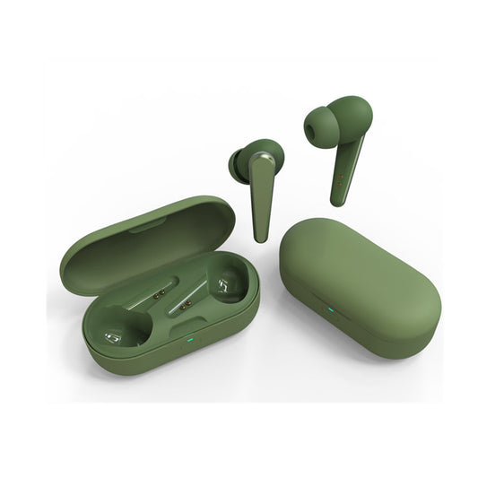 ANC Active Noise Reduction Headphones with Bluetooth connectivity, over-ear design, and built-in microphone