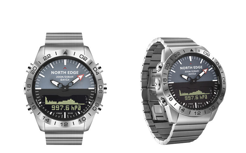 Outdoor Sports Smartwatch with luminous display, swimming-friendly design, and fitness tracking