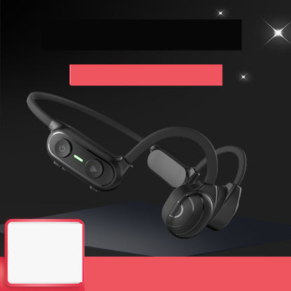 Bone Conduction Waterproof Headphones with Bluetooth connectivity, open-ear design, and water-resistant construction
