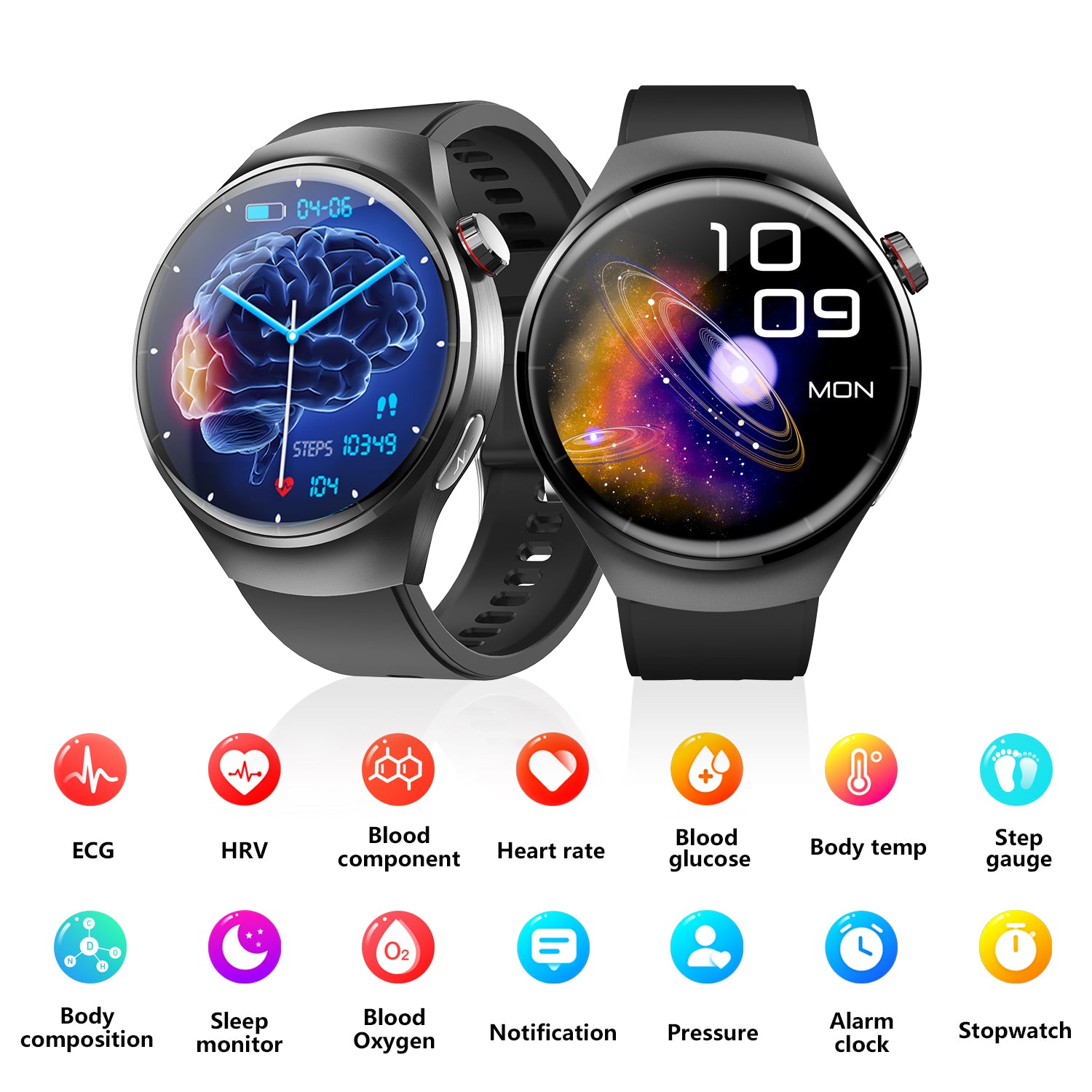 Fashion Smart Watch with Bluetooth calling, IPS display, heart rate monitoring, and IP67 waterproof design