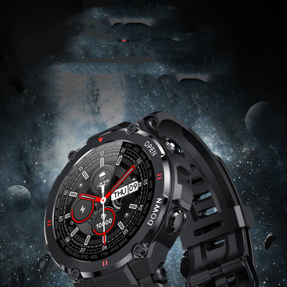 Sports Health Monitoring Watch with heart rate, blood oxygen, blood pressure, sleep tracking, and fitness tracking features