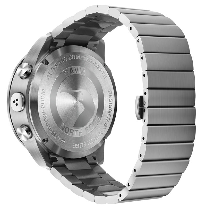 Outdoor Sports Smartwatch with luminous display, swimming-friendly design, and fitness tracking
