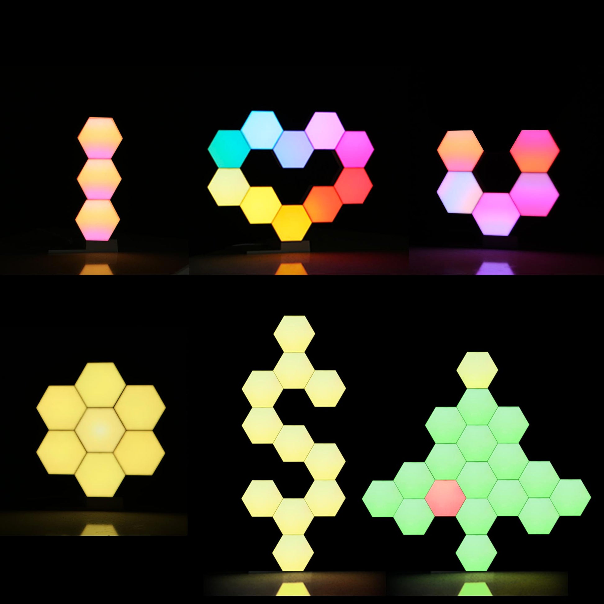 LED Smart Light with WiFi app control, adjustable brightness, and color-changing LED illumination