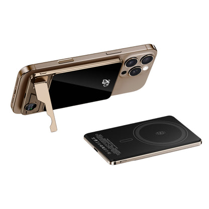 Ultra-Thin Magnetic Wireless Power Bank with portable wireless charging and magnetic alignment for compatible smartphones