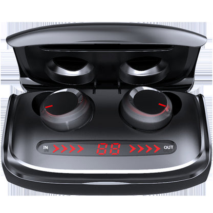 T11 Wireless Bluetooth Earbuds with Bluetooth 5.0, charging case, touch controls, and built-in microphone