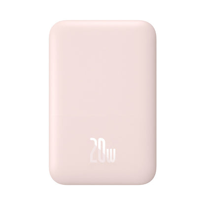 Magnetic Wireless Power Bank with up to 20W fast charging and magnetic wireless charging for compatible smartphones